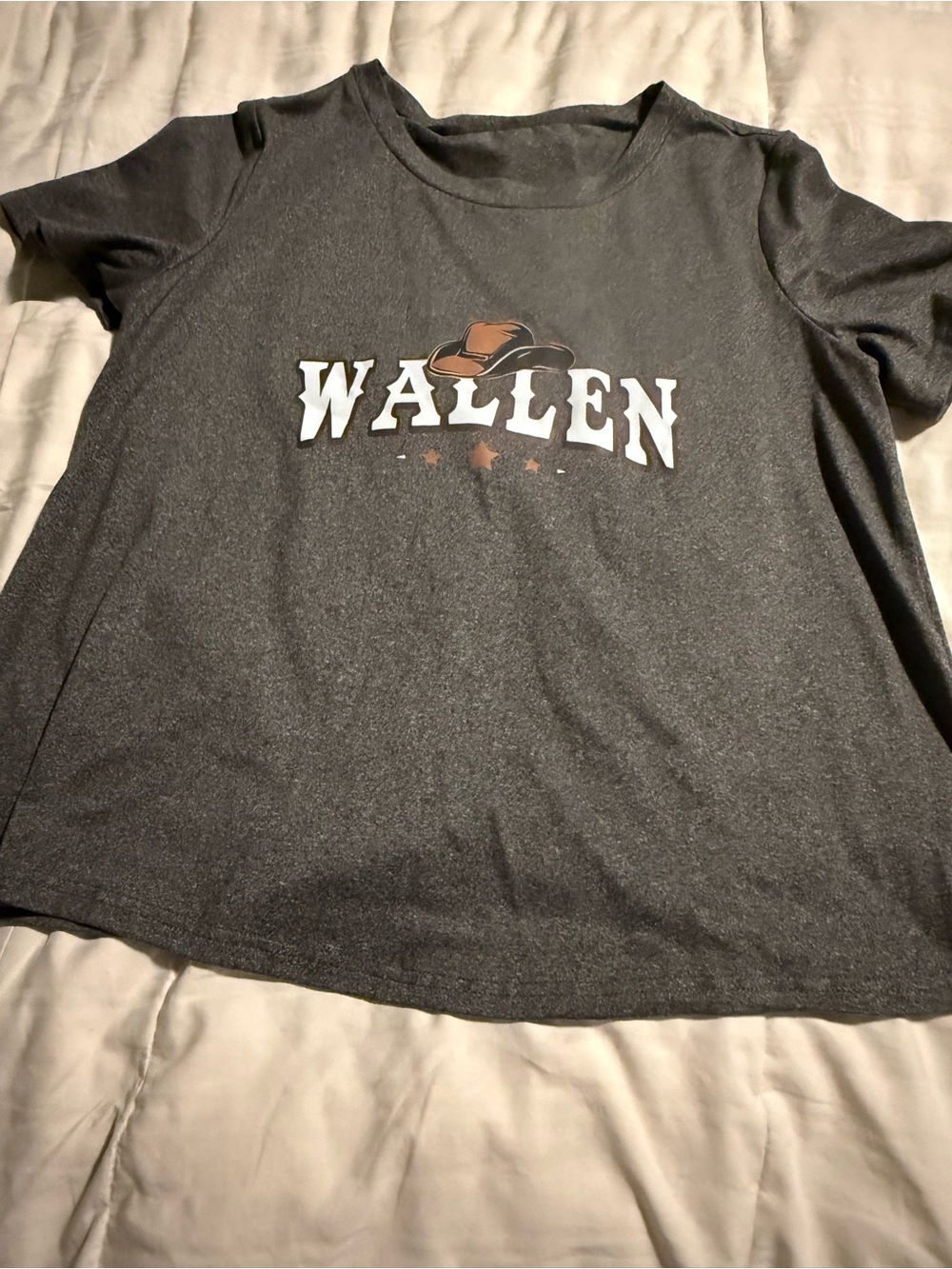 Wallen Graphic Tee with Cowboy Hat